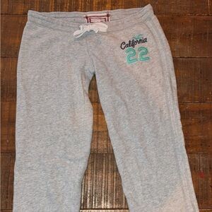Hollister Grey Jogger Sweatpants | Women’s XS | Cozy Lounge Pants